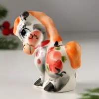 Сувенир Пони, 8х8 см, гжель, цвет