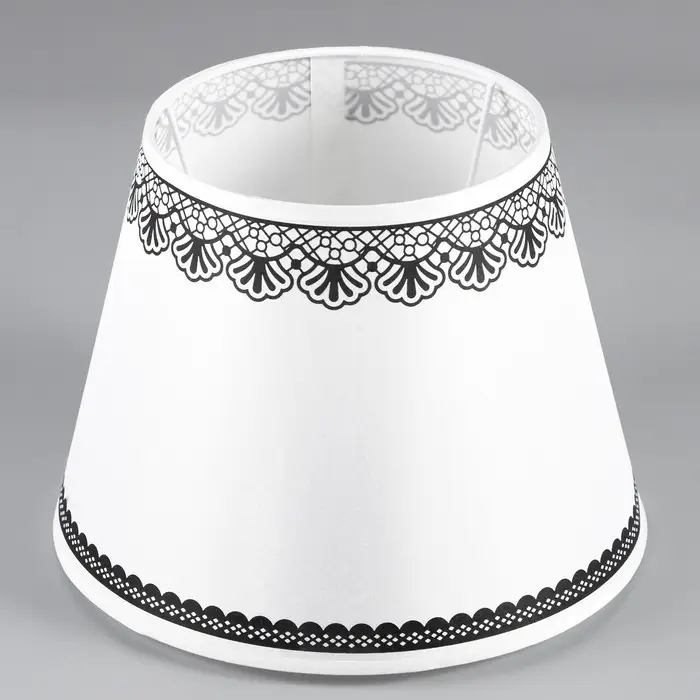 Абажур E27 белый 25х25х19 см