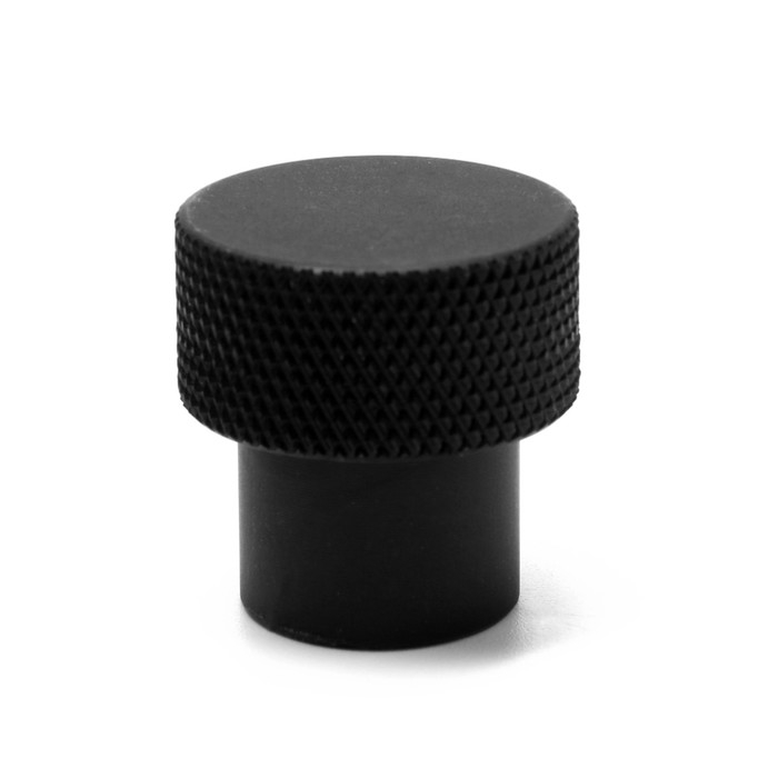 Ручка-кнопка CAPPIO PK328, d=23 мм, цвет черный, 8 шт.