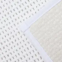 Коврик для ванной и туалета SAVANNA, полиэстер, 80&times;50 см, молочный