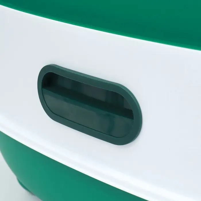 Туалет закрытый, 39&times;56&times;40 с, с УФ-лампой для уничтожения запаха, пластик, зелёный