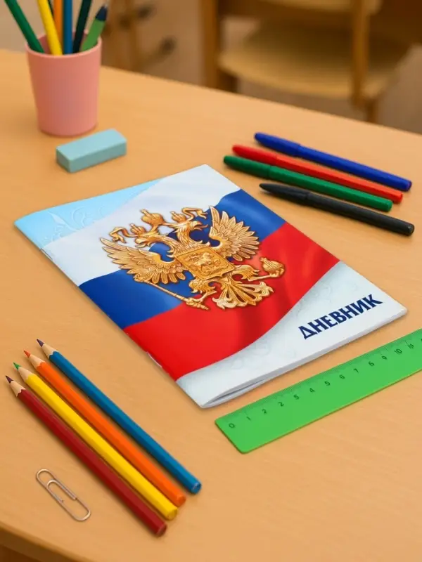Дневник школьный для 1-11 классов, &laquo;Госсимволика России-3&raquo;, мягкая обложка, 40 листов