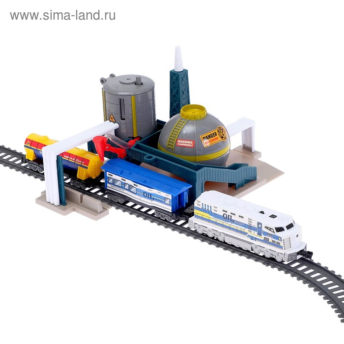 Железная дорога &laquo;Нефтяной завод&raquo;, работает от батареек