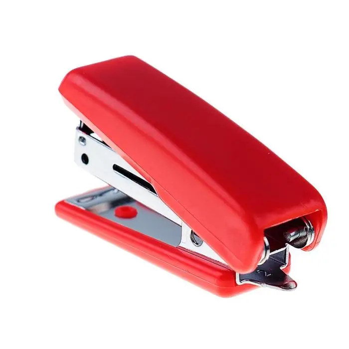 Мини - степлер канцелярский №10, Calligrata, до 7 листов, МИКС