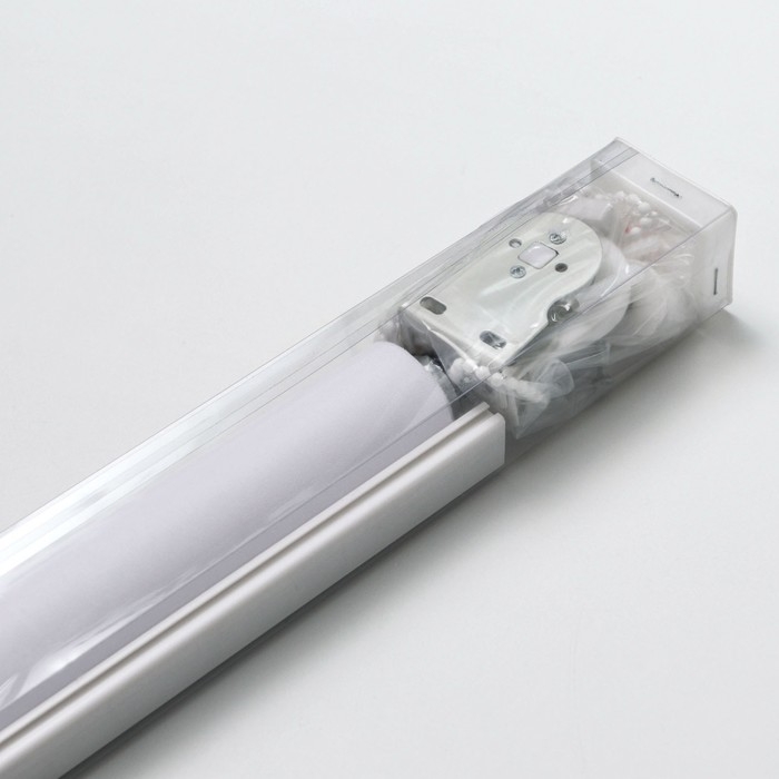 Штора рулонная «Механика. Блэкаут», 60×180 см (с учётом креплений 3,5 см), цвет белый Штора рулонная «Механика. Блэкаут», 60×180 см (с учётом креплений 3,5 см), цвет белый