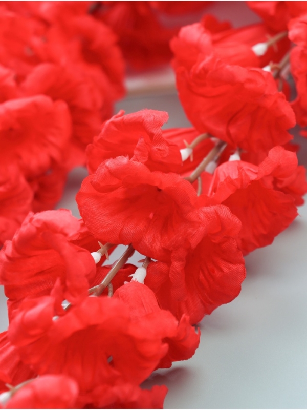 Цветы искусственные "Наперстянка бреди" 97 см, красный