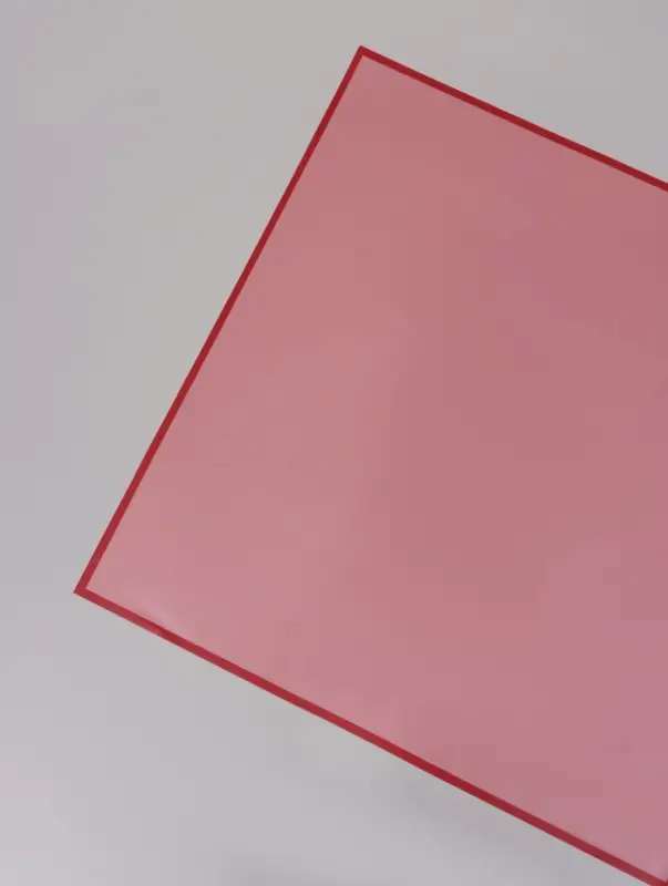 Пленка флористическая для цветов, &laquo;Полупрозрачная кайма&raquo;, бордовая, 57&times;57 см