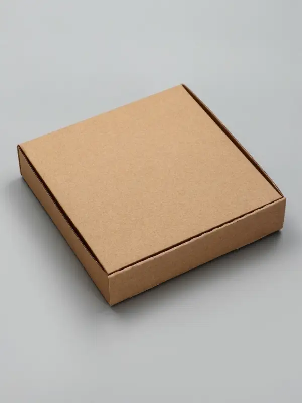 Упаковка для пирога, бурая, 23&times;23&times;5 см