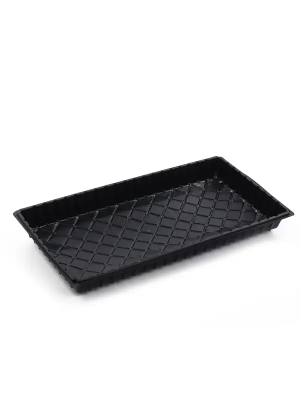 Поддон для рассады, 55×30×5.6 см, пластик, чёрный, дно МИКС, Greengo Поддон для рассады, 55×30×5.6 см, пластик, чёрный, дно МИКС, Greengo