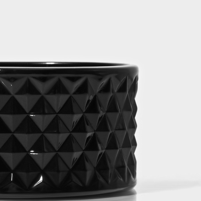 Сахарница стеклянная Доляна «Малифисента», 130 мл, 8,5×10см, цвет чёрный Сахарница стеклянная Доляна «Малифисента», 130 мл, 8,5×10см, цвет чёрный