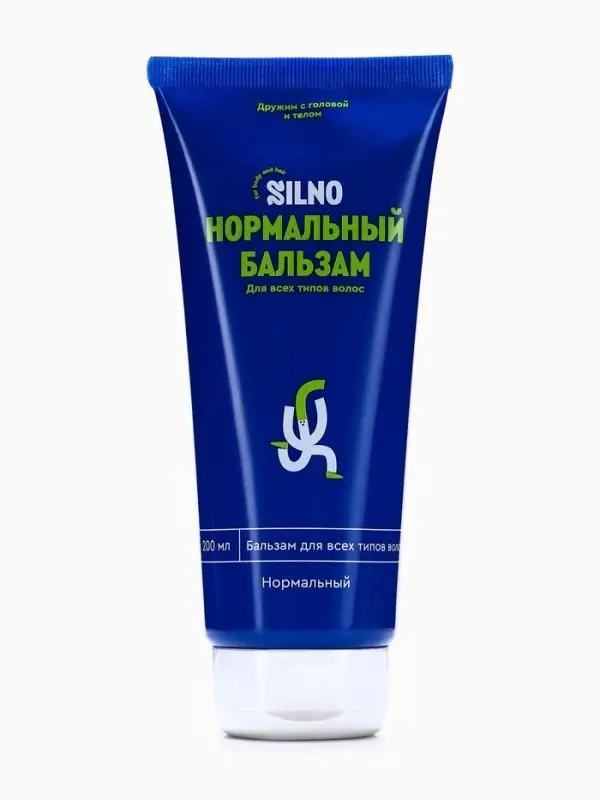Бальзам для всех типов волос Silno Нормальный, с пшеничными протеинами, 200 мл