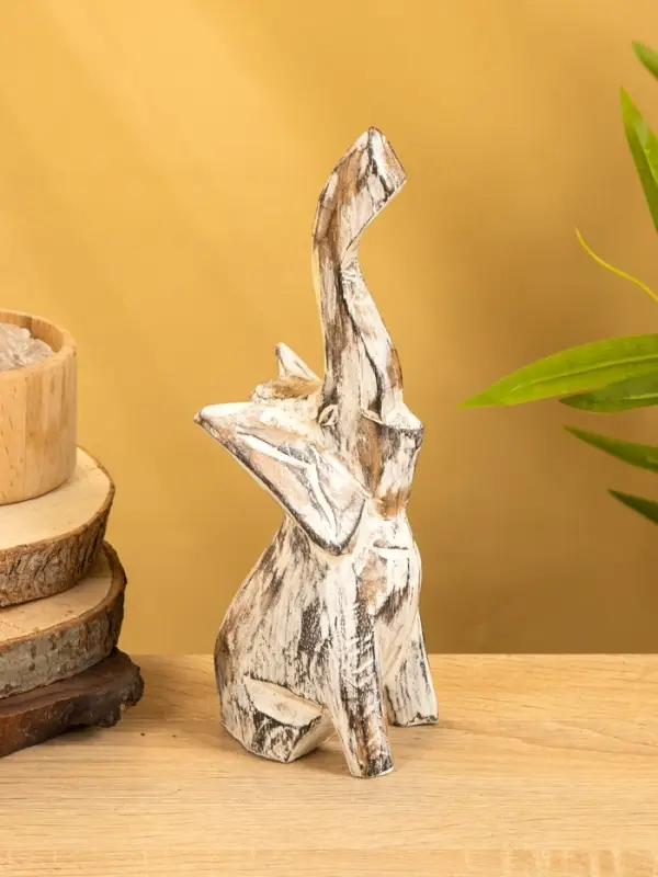 Набор сувенирный «Слоны», h=26 см, h=22 см, дерево