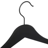 Вешалки для одежды тм VETTA, 3шт, 44,5x23x1см, пластик ABS, софт тач, цвет черный