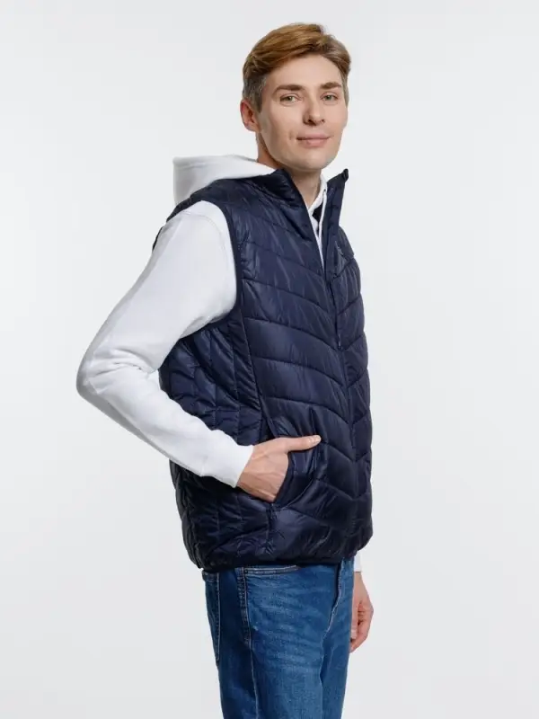 Жилет с подогревом Thermalli Valmorel, темно-синий, размер M