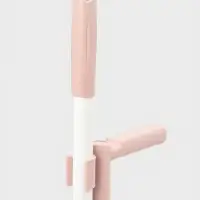 Щётка для пола Доляна, совок 25&times;23 см, щётка 29&times;84 см, металлическая ручка 77 см, розовая