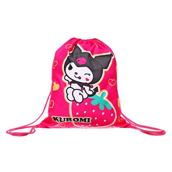 Мешок для обуви 420 х 330 мм, Kuromi, полиэстер 210D Мешок для обуви 420 х 330 мм, Kuromi, полиэстер 210D