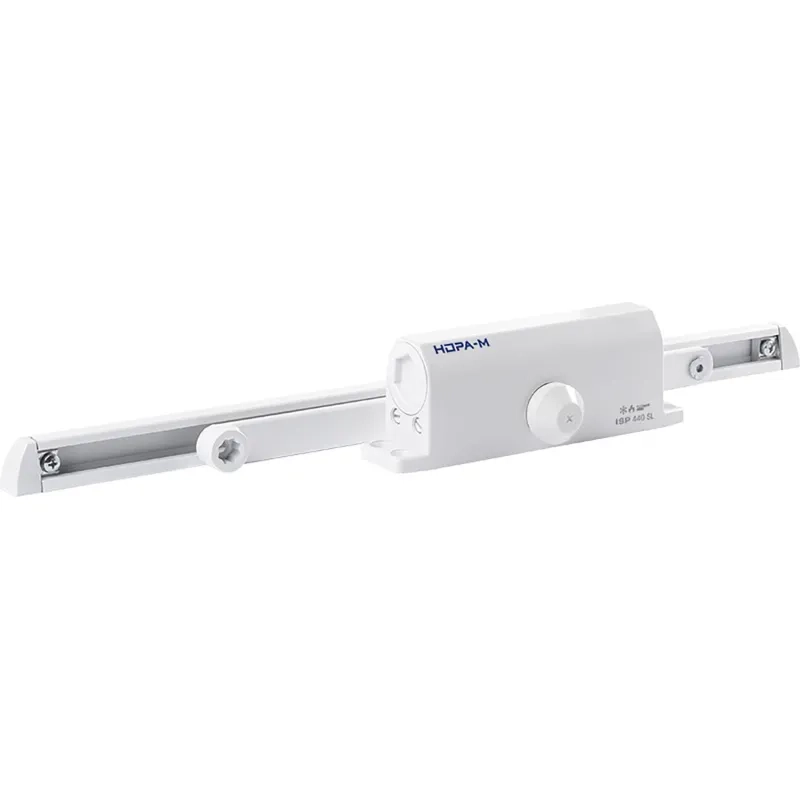 Доводчик ISPARUS SL 440 Slider (от 70 до 130 кг) (бел.) со скольз тягой