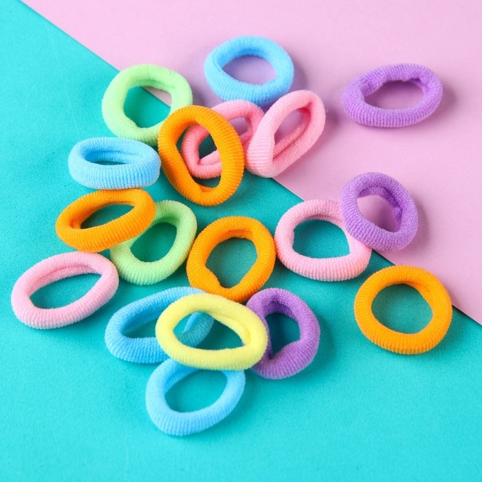 Резинка для волос, 100 штук Резинка для волос, 100 штук