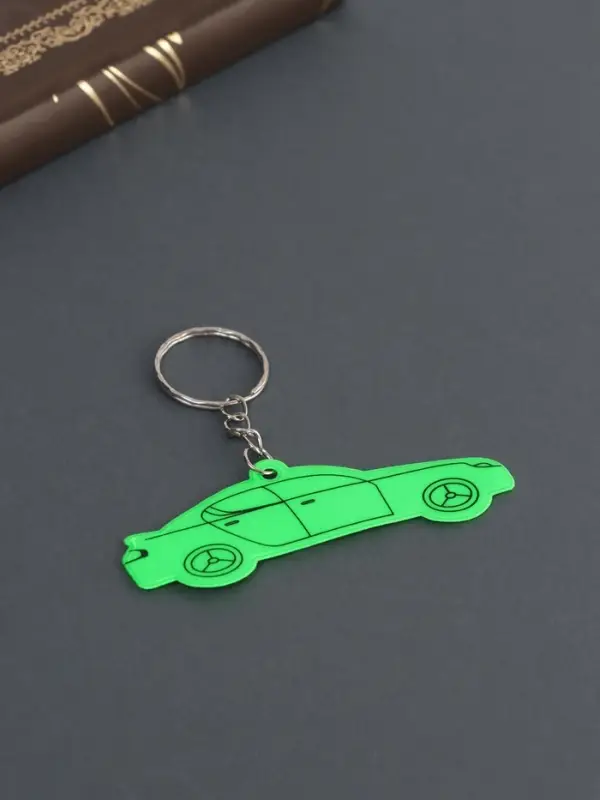 Светоотражающий брелок для ключей на кольце «Автомобиль», пластик, 7.3×3 см, МИКС Светоотражающий брелок для ключей на кольце «Автомобиль», пластик, 7.3×3 см, МИКС