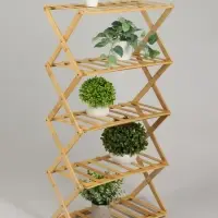 Стеллаж универсальный, 5 полок, 50&times;25&times;89 см, напольный, открытый, Greengo