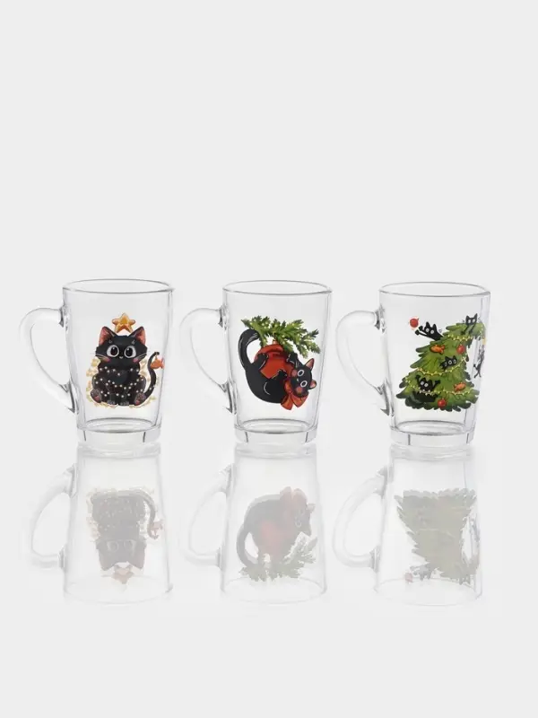 Кружка Кружка "Каппучино" "Озорные котики" 300 мл