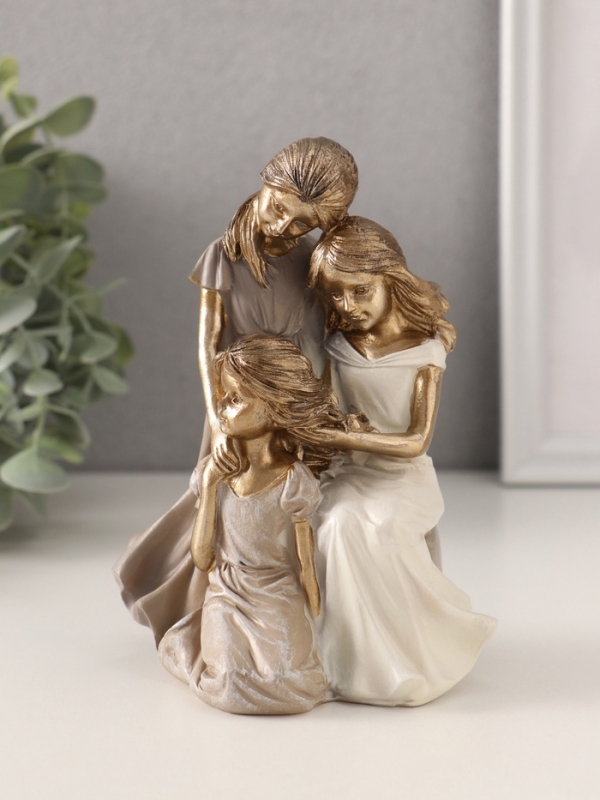 Сувенир полистоун  Сувенир полистоун "Три сестры" 10х7,5х13,5 см