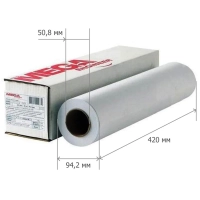 Бумага широкоформатная InkJet 80г 420ммх45м 50,8мм
