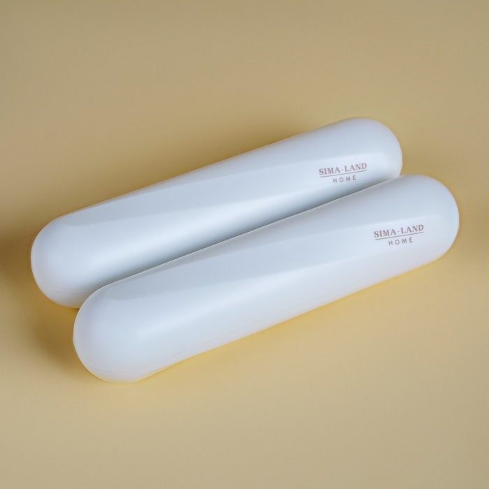 Гантели Sima-Land Home, 2 шт., 1 кг, цвет белый, для универсального отягощения Гантели Sima-Land Home, 2 шт., 1 кг, цвет белый, для универсального отягощения