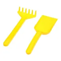 Набор для игры в песке (Ведро 1л, 4 формочки фрукты-ягоды, грабельки и лопатка)