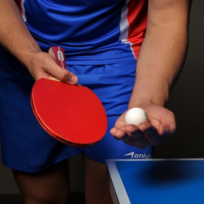 Ракетка для настольного тенниса BOSHIKA Advanced 2*, для любителей, накладка DOUBLE FISH 815 1.5 мм, коническая ручка Ракетка для настольного тенниса BOSHIKA Advanced 2*, для любителей, накладка DOUBLE FISH 815 1.5 мм, коническая ручка