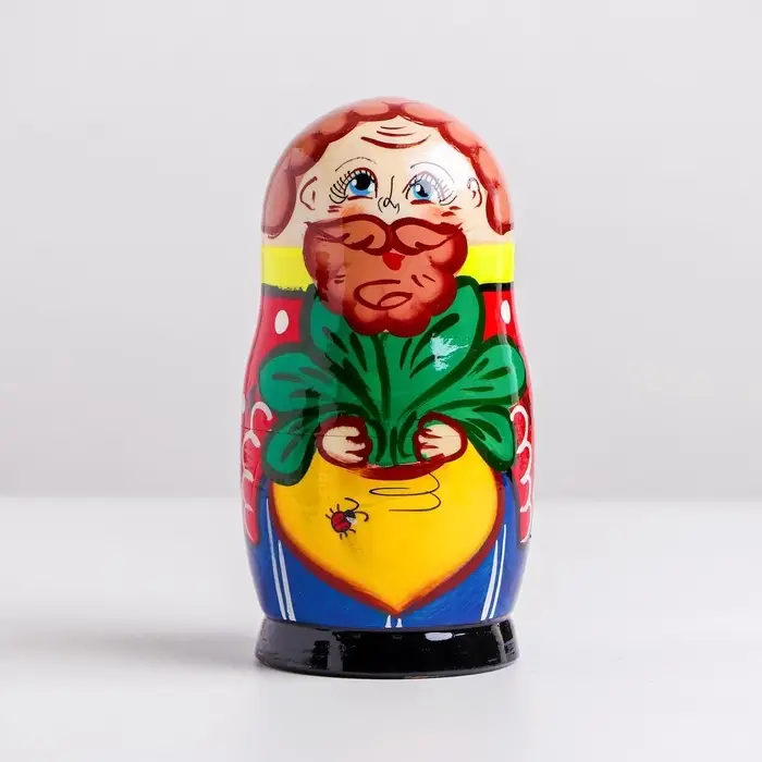 Матрёшка &laquo;Репка&raquo; 6 в 1, МИКС