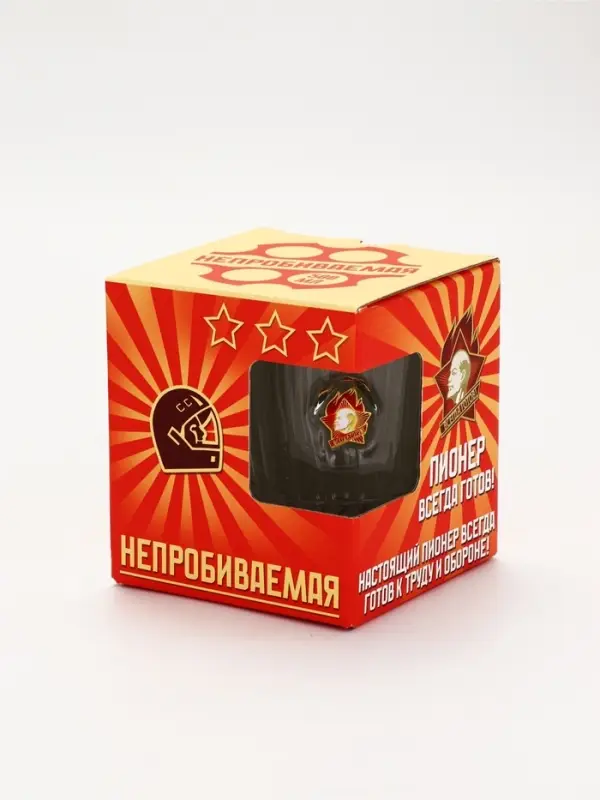 Кружка пивная непробиваемая &laquo;Пионер&raquo;, стекло, 500 мл