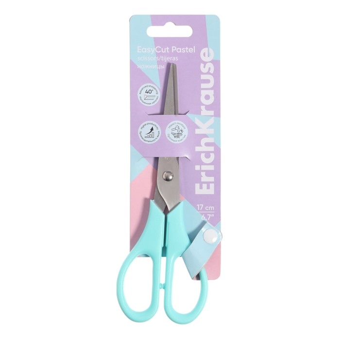 Ножницы 17 см ErichKrause EasyCut Ножницы 17 см ErichKrause EasyCut "Pastel" микс