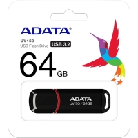 Флеш-память ADATA UV150, 64GB, AUV150-64G-RBK