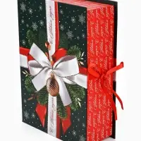 Коробка подарочная - книга &laquo;С Новым годом&raquo;, 27&times;19.5&times;8 см