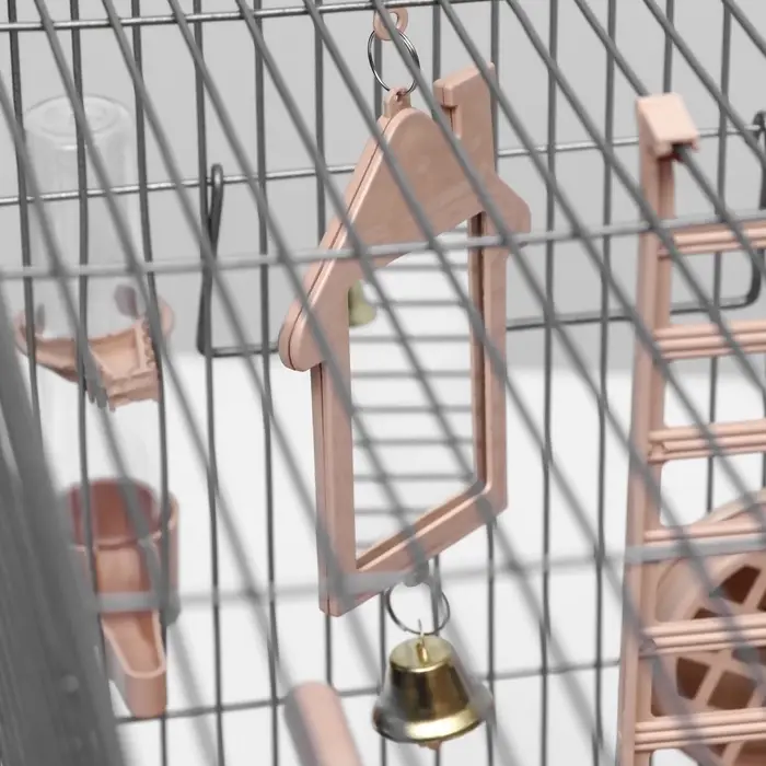 Клетка для птиц &laquo;Пижон&raquo; №100, разборная, 42&times;30&times;37 см, укомплектованная, бежевая