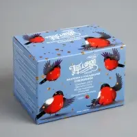 Гирлянда &laquo;Бахрома&raquo; 1.8&times;0.5 м с насадками &laquo;Снежинки&raquo;, IP20, прозрачная нить, 48 LED, свечение мульти (RG/RB), мигание, 220 В