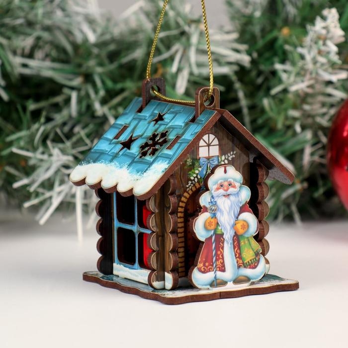 Новогодний домик-копилка Новогодний домик-копилка "Домик", 10х10х11 см, микс