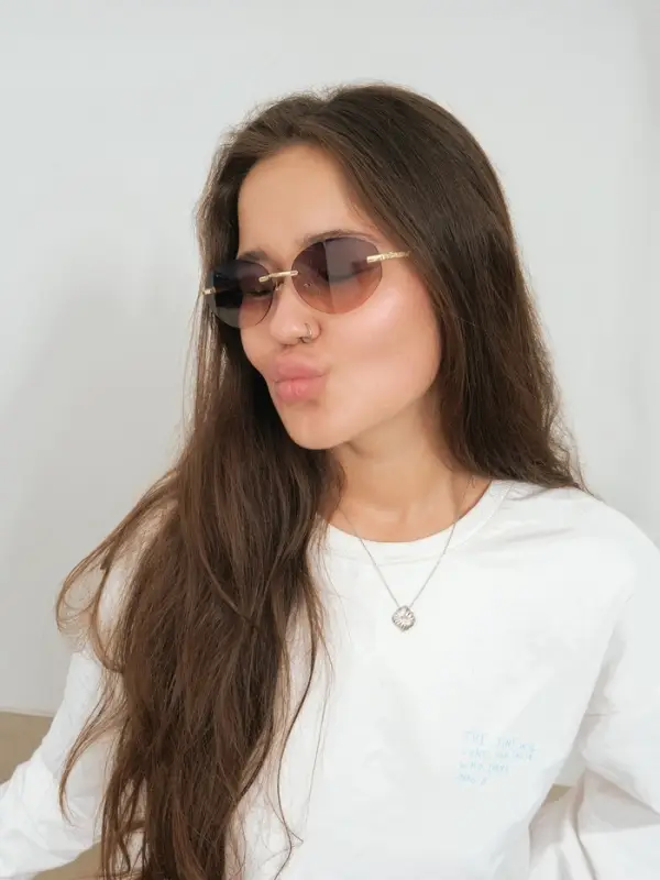 Очки солнцезащитные &laquo;OneSun. Овал&raquo;, uv 400, футляр, салфетка