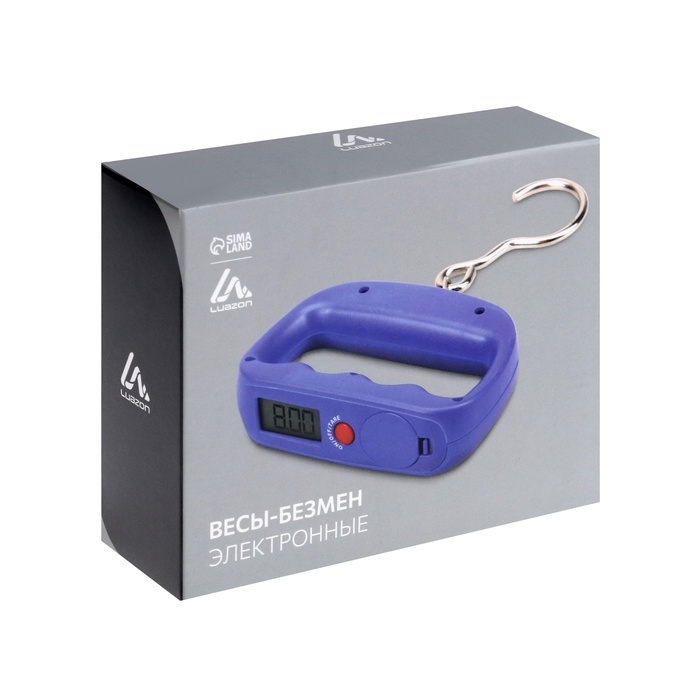 Весы багажные Luazon LVU-06, до 50 кг, чёрные, лента Весы багажные Luazon LVU-06, до 50 кг, чёрные, лента
