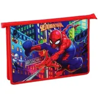 Папка пластиковая для тетрадей А4, на молнии, &laquo;Супергерой&raquo;