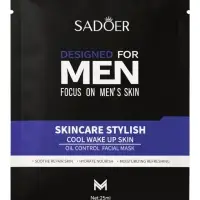 Мужская тканевая маска, увлажняющая, 25 мл