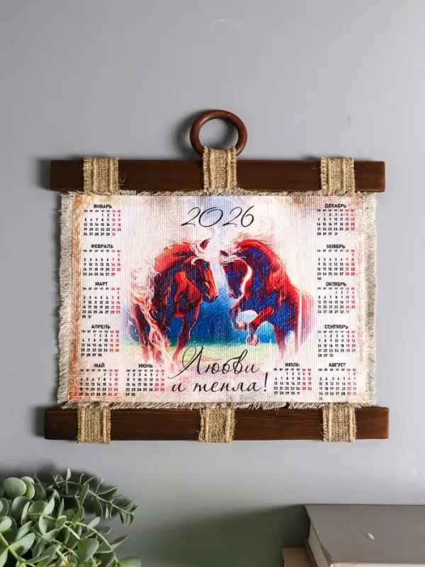 Сувенир-календарь Сувенир-календарь "Любви и тепла"23,5х52 см