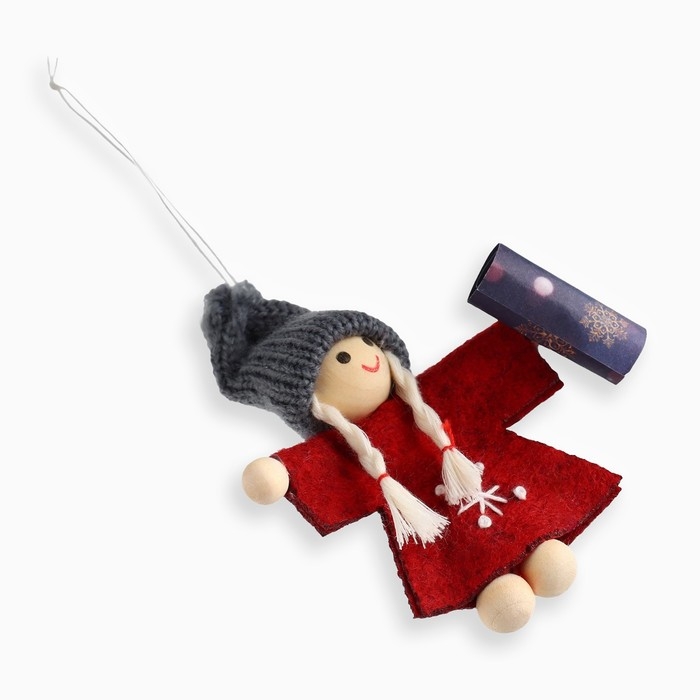 Ёлочная игрушка новогодняя «Приятные встречи», на Новый год, 7 х 6 х 3 см Ёлочная игрушка новогодняя «Приятные встречи», на Новый год, 7 х 6 х 3 см