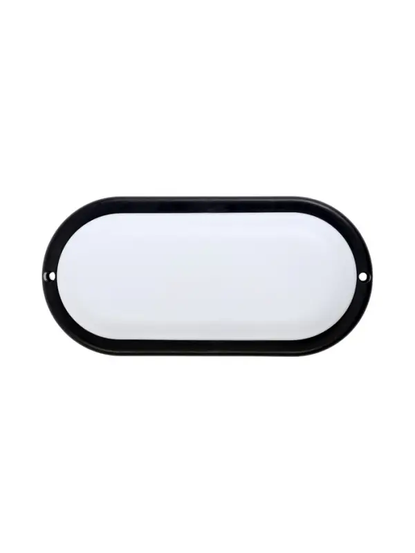 Светильник светодиодный Включай герметичный, 17 Вт, 1445 Лм, IP65, 6500К, овал, черный