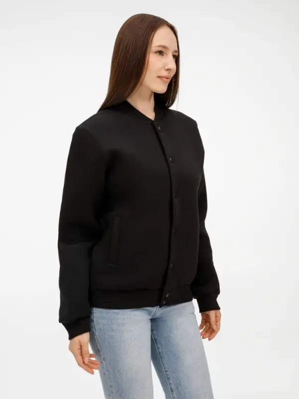 Бомбер унисекс AtmosWear, черный, размер S