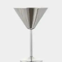 Бокал для мартини &laquo;Серебро&raquo;, 11&times;11&times;17.5 см, нержавеющая сталь