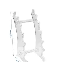 Подставка под ручки, 6.5&times;7&times;14.5 см, оргстекло 2 мм