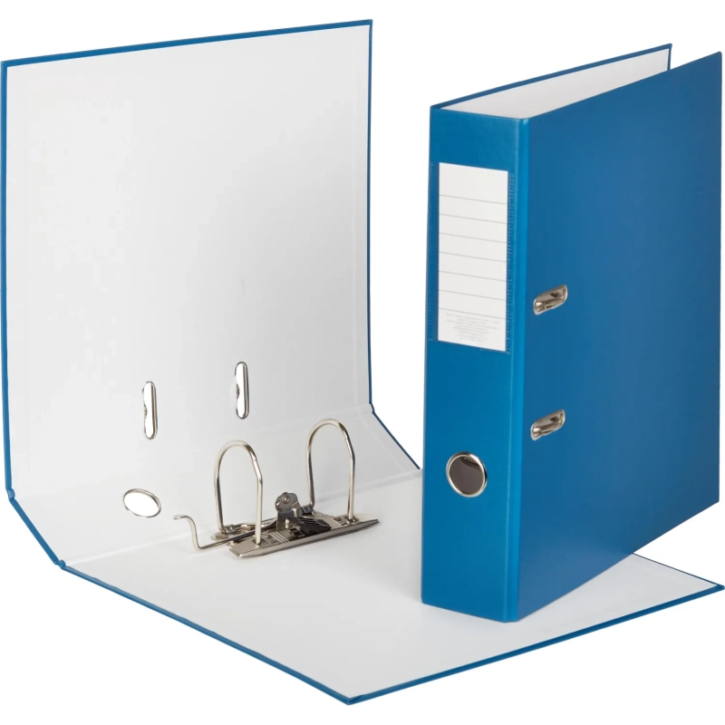 Папка-регистратор  75мм, 10шт/уп, cиний,ПБП1,карм.кор