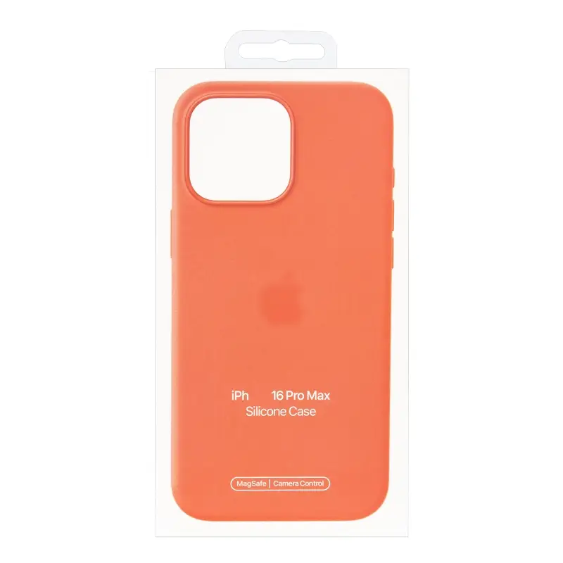 Чехол iPh 16 Pro Max Silicon Case 100% ORG Tangerine